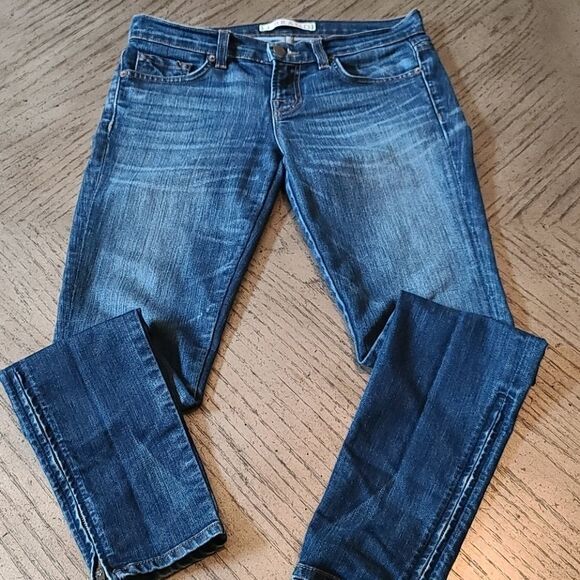 J brand size 26 skinny jeans with side zipper - Picture 1 of 8